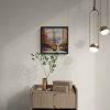 San Francisco Cable Car Golden Gate Bridge embroidery textured art print punch needle California wall decor - Image 3